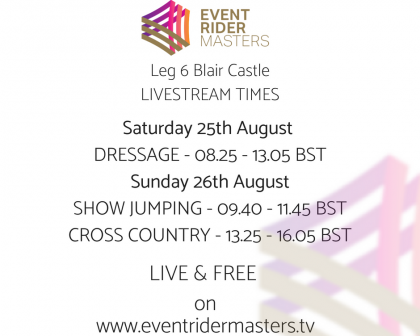 Image for Leg 6 - Blair Castle Horse Trials live stream times